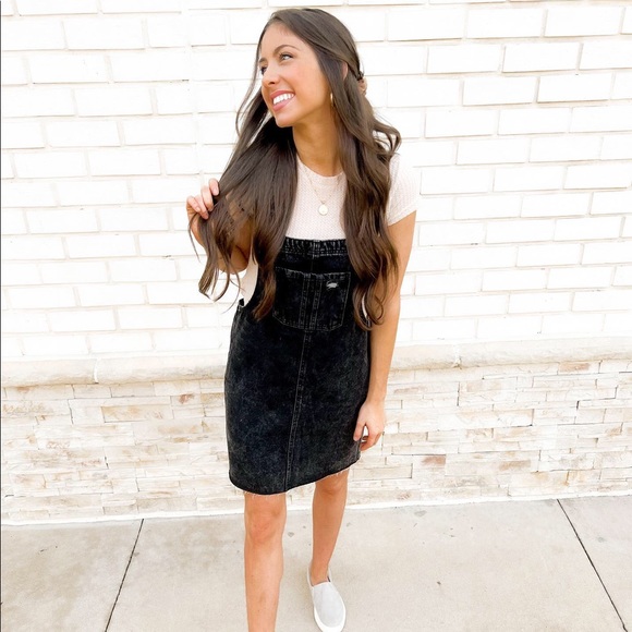 wild fable Dresses & Skirts - Wild Fable Women's Denim Pinafore Dress